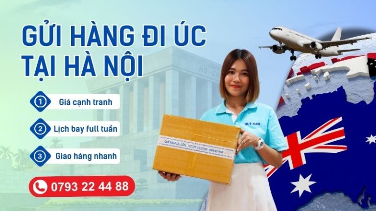 Gửi hàng đi Úc tại Hà Nội
