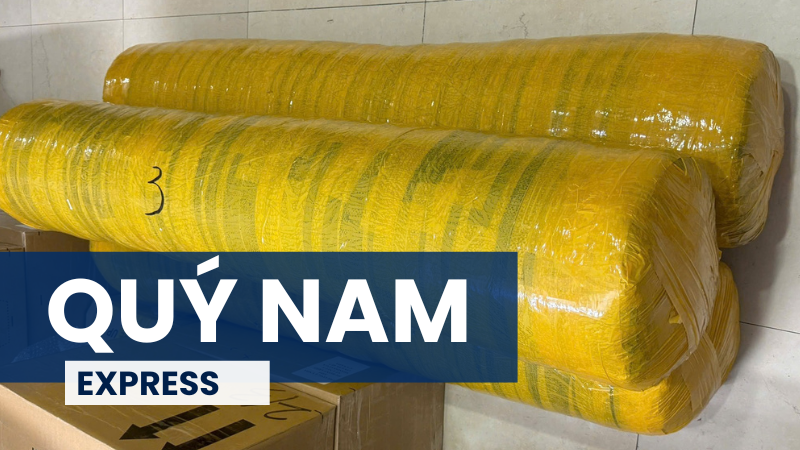 Hình ảnh thực tế nệm sau khi được đóng gói chuẩn bị gửi đến USA