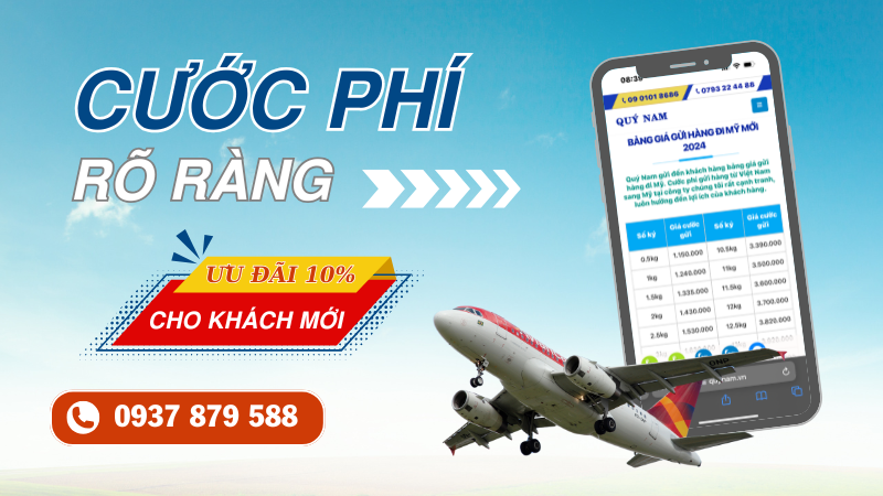 cước phí rõ ràng